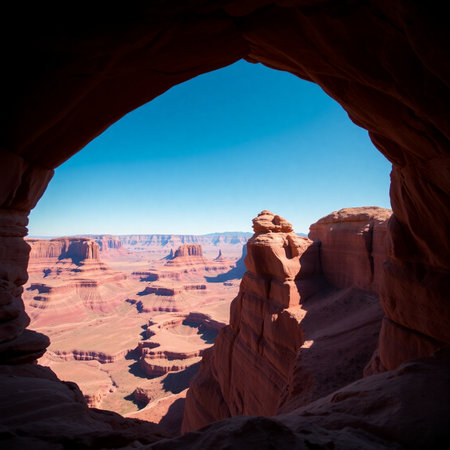 View of Canyonlands National Park in Utah, United States of Americaの素材