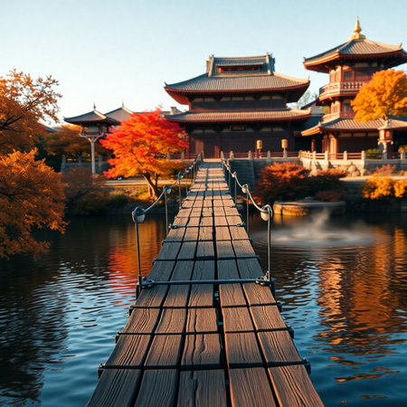 Autumn landscape of Changdeokgung Palace in Seoul, South Koreaの素材