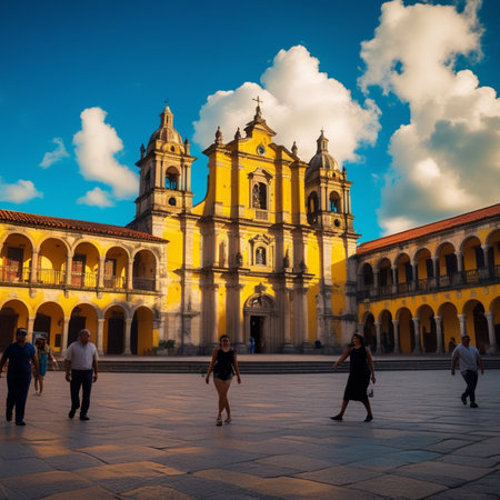 Cathedral of Cusco, Peru, South Americaの素材