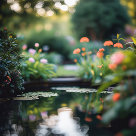 Beautiful flower in the garden, vintage style, soft focus.の素材