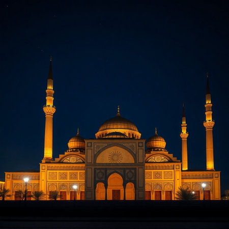 Sheikh Zayed Grand Mosque in Abu Dhabi, United Arab Emiratesの素材