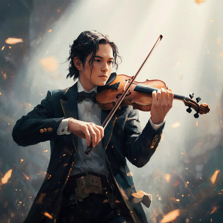 soccer player in blue jersey kicking the ball at goal net in stadiumの素材