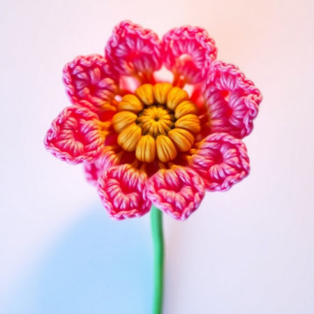 Pink tulip on a white background. The concept of spring and flowers.の素材