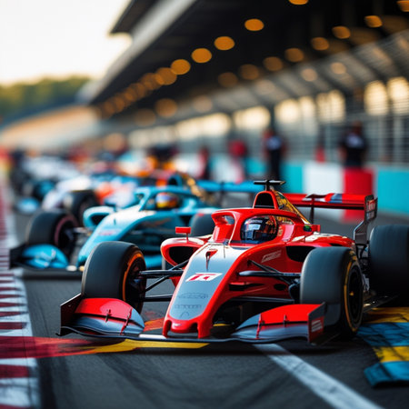 Formula One Test Days at Circuit of Catalonia.の素材