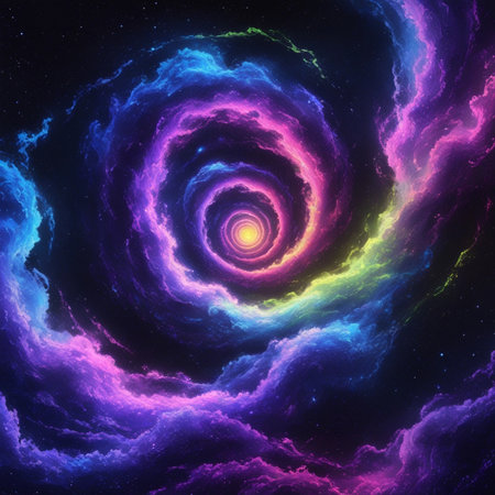 abstract fractal background a computer-generated 2D illustration, textureの素材