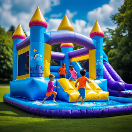 Beautiful view of the city of Istanbul, Turkey. Digital painting.の素材