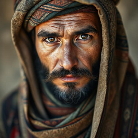 Portrait of a sadhuの素材