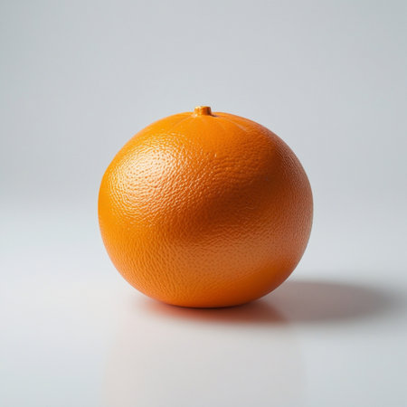 Orange fruit on white background. Isolated on a white background.の素材