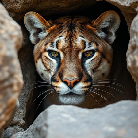 Portrait of a big cat Panthera tigris in captivityの素材