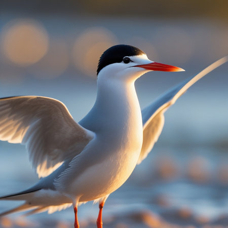 Black-headed tern (Chlidonias ridibundus)の素材