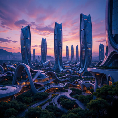 The Marina Bay Sands is a luxury resort and casino in Singaporeの素材