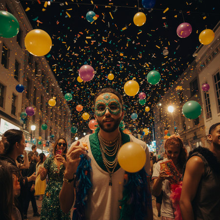 People take part in the gay pride parade in Milan. Thousands of people march in the city streets for the annual gay pride paradeの素材