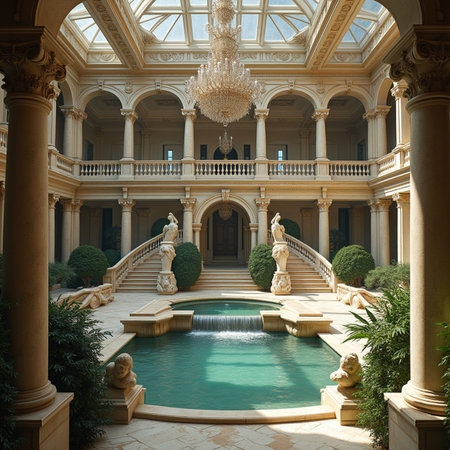 Palace of Versailles, France. Luxury palace.の素材