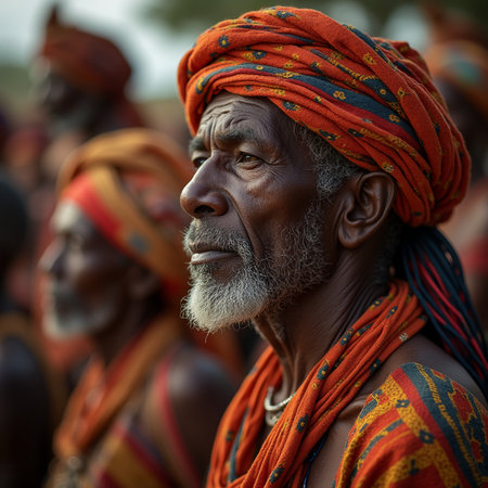 Unidentified Sadhu at Pushkar Camel Mela, Rajasthan, Indiaの素材