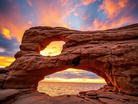 Arches National Park, Utah, USA. Arches is one of the natural wonders of the United States.の素材