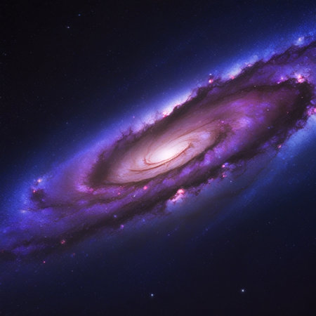 Nebula and galaxies in deep space. Elements of this image furnished by NASAの素材