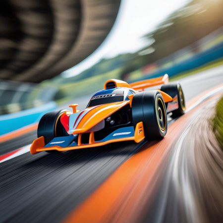 Fernando Alonso of McLaren Mercedes AMG Petronas F1 races on track during Formula One Test Days at Circuit of Barcelona Catalunyaの素材