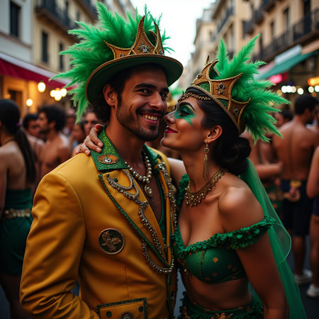 People take part in the gay pride parade in Milan.の素材