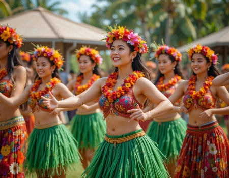 Unidentified Thai students 4 - 8 years old in ceremony uniform during sport parade in ko samui, Surat Thani, Thailand.の素材
