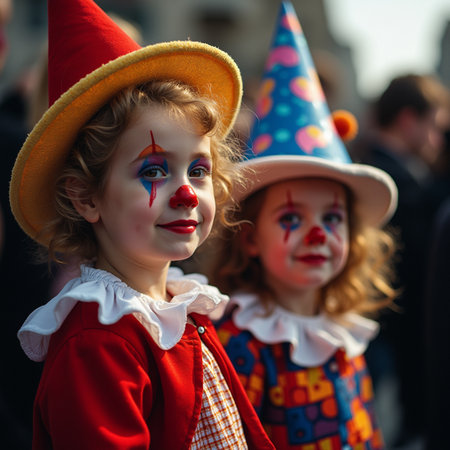 Dutch children in costumes at the annual event for the protection of human rights and civil equality - Gay Pride Paradeの素材