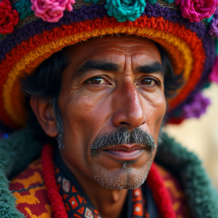 Portrait of a sadhu in Kathmandu, Nepal.の素材