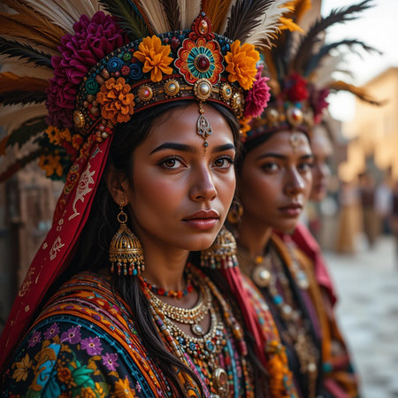 Bukhara women in traditional costume during the celebration of Maslenitsaの素材