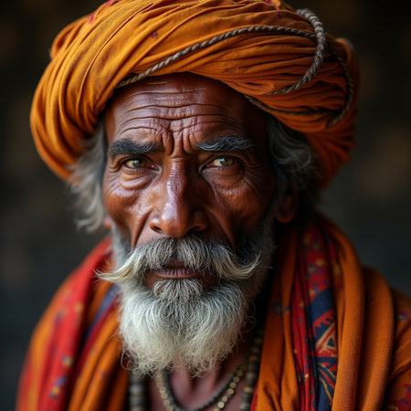 Portrait of a Sadhuの素材