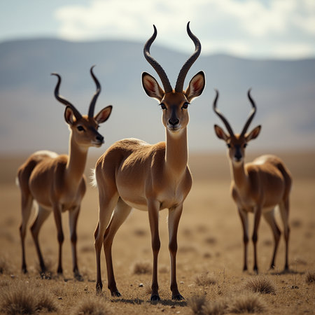 Impala antelope (Aepyceros melampus)の素材