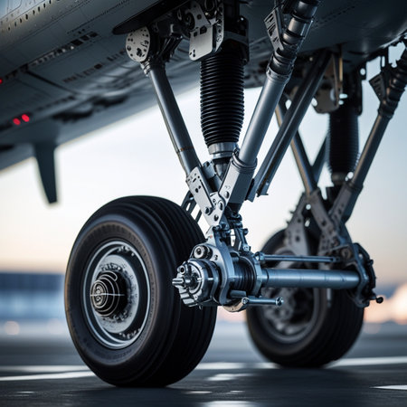 Close-up of the engine of a modern airplane. 3d renderingの素材