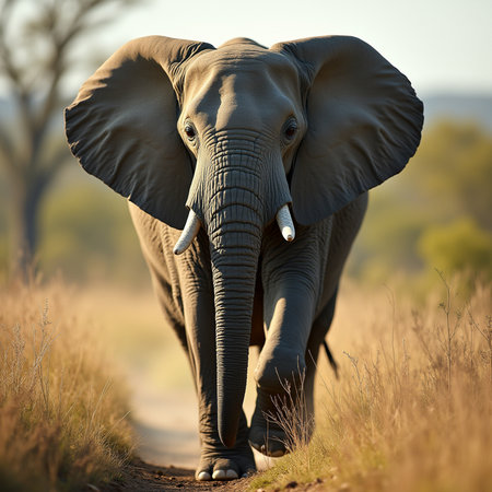 Elephant in the Chobe National Park, Botswana, Africaの素材