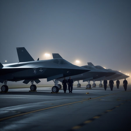 F-16 Fighting Falcon at the Royal Thai Air Force Base, Bangkok, Thailandの素材