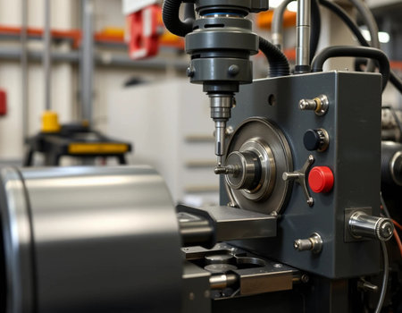 Metalworking CNC milling machine. CNC milling machine.の素材