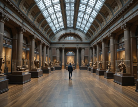 The National Gallery in London.の素材