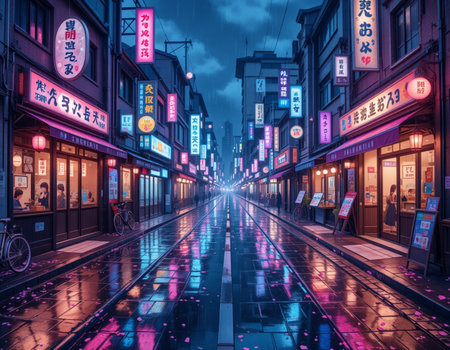 Shibuya street in Tokyo. Tokyo is the capital of Japan and the most populous metropolitan area in the world.の素材