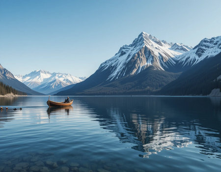 Lake Louise, Banff National Park, Alberta, Canada. Lake Louise is a lake in Banff National Park.の素材