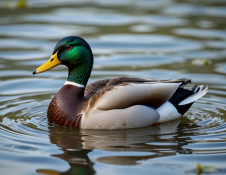 Mallard duck (Anas platyrhynchos)の素材