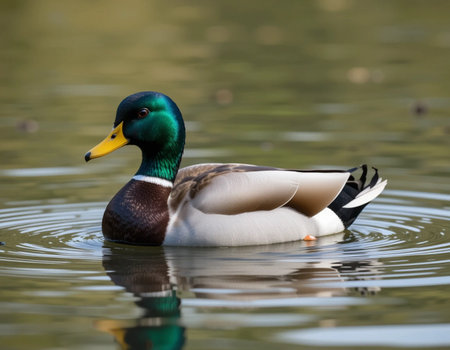 Mallard Duck (Anas platyrhynchos)の素材