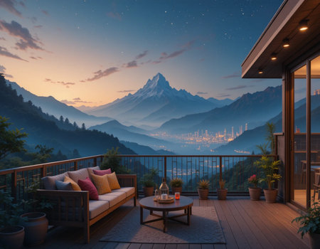View of the Matterhorn in Zermatt, Switzerland. 3D renderingの素材
