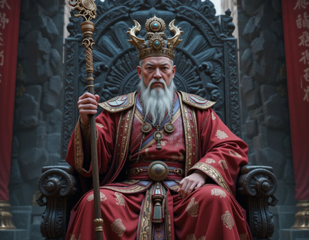 The Shaolin Monastery in Beijing, China.の素材