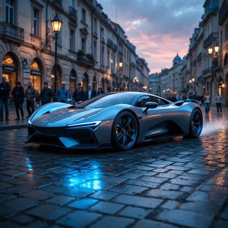 Lamborghini Huracan in Prague, Czech Republicの素材