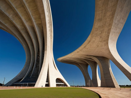 The modern architecture of Baku.の素材