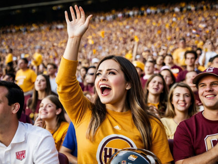 audience at the Oosterpark Arena during the Euroleague football game between Shakhtar Donetsk and Real Madrid FCの素材