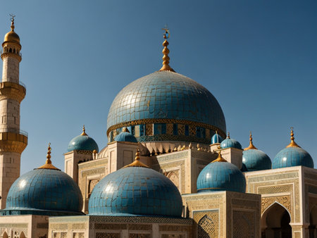 Sheikh Zayed Grand Mosque in Abu Dhabi, United Arab Emiratesの素材