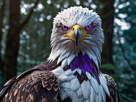 Bald Eagle (Haliaeetus leucocephalus)の素材