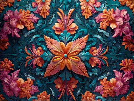 Abstract background with stains of chocolate. Illustration for your design.の素材