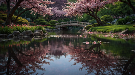 Beautiful tulip flowers blooming in the city park, Netherlandsの素材