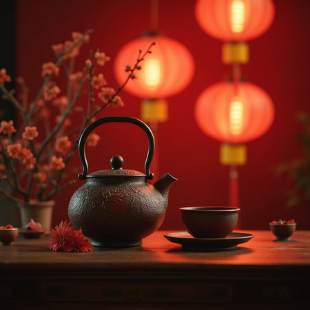 Chinese tea ceremony Chinese tea ceremony Chinese tea ceremony concept.の素材