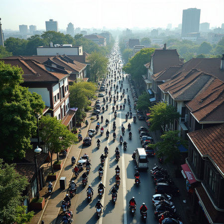 the picturesque cityの素材