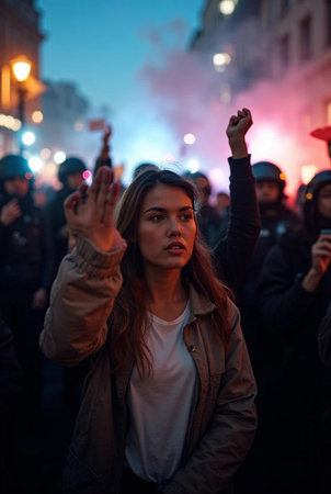 Pro Palestine demonstration held in Milan 2014. People took to the streets to claim Gaza and Palestine freedom against israel war and bombingの素材