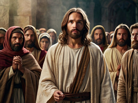 Portrait of Jesus Christ in the Church of the Holy Sepulchreの素材